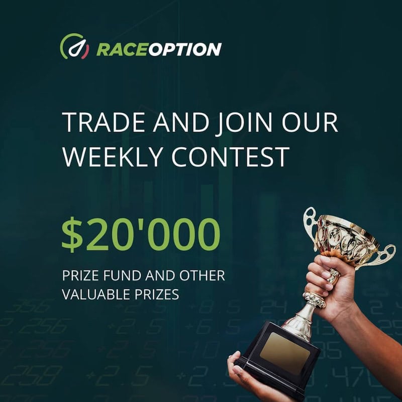 Raceoption Launches Weekly $20,000 Trading Contest with Automatic Entry for All Traders